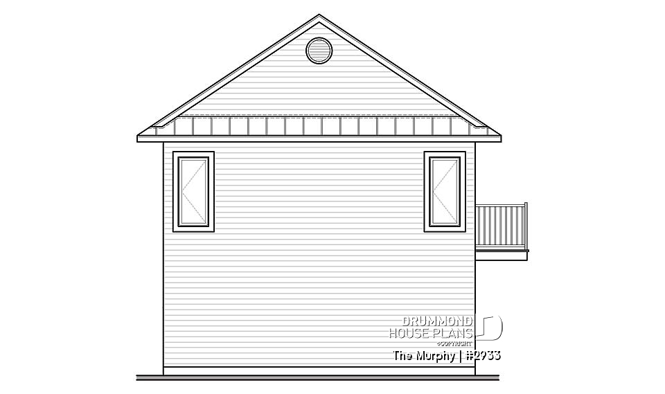 rear elevation - The Murphy