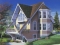 front - BASE MODEL - Open floor plan cottage with interior spa area, and 1 or 2 bedroom option - The Skyway 1