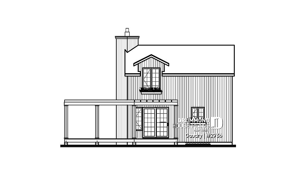 rear elevation - Gaudry