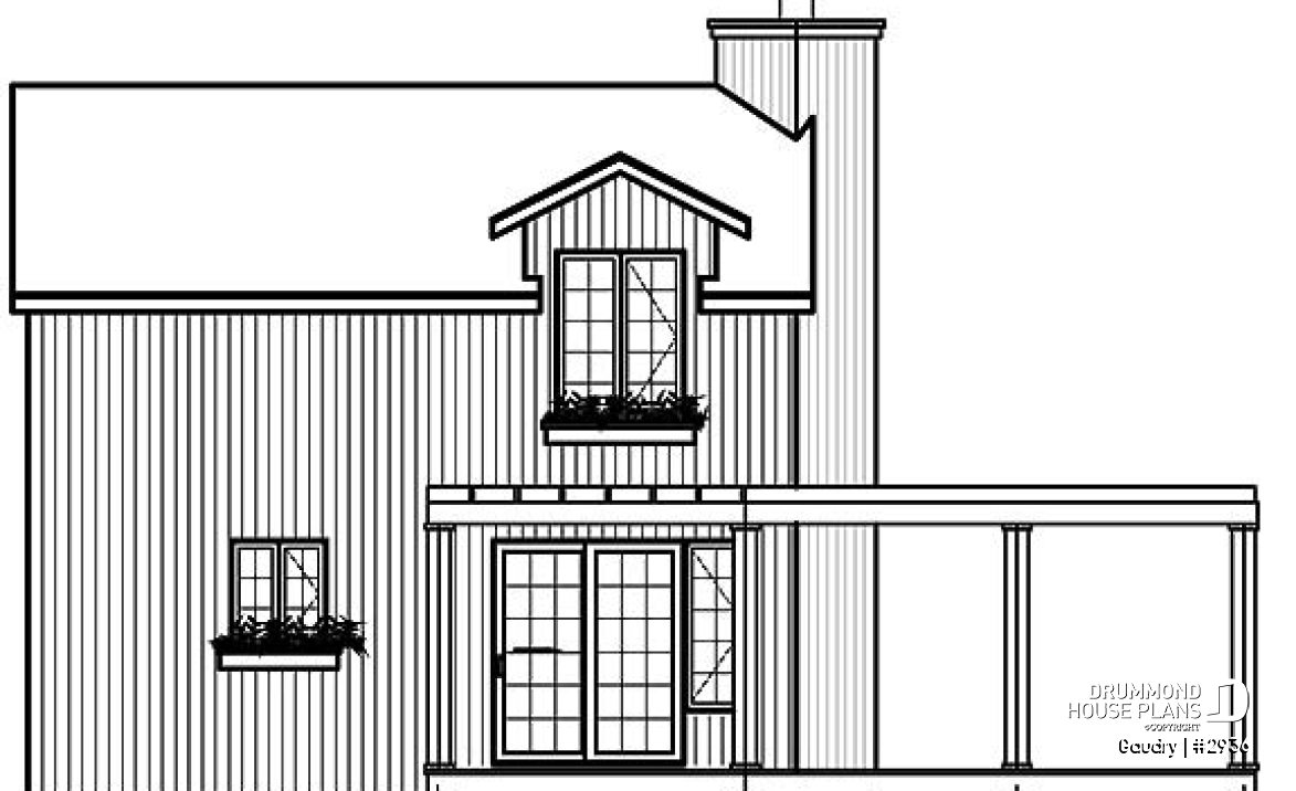 rear elevation - Gaudry