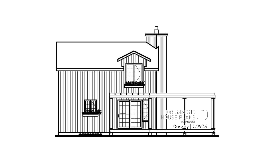 rear elevation - Gaudry