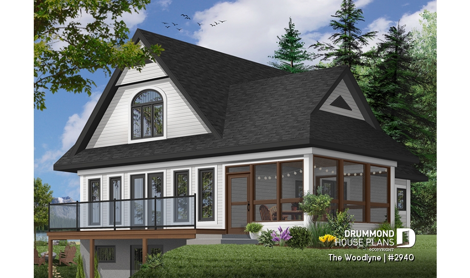 Color version 2 - Rear - The Woodlyne