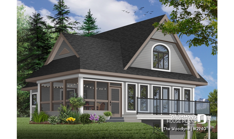 Color version 4 - Rear - The Woodlyne