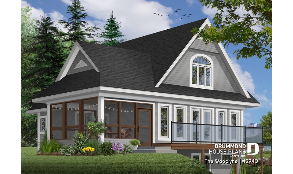 Color version 5 - Rear - The Woodlyne