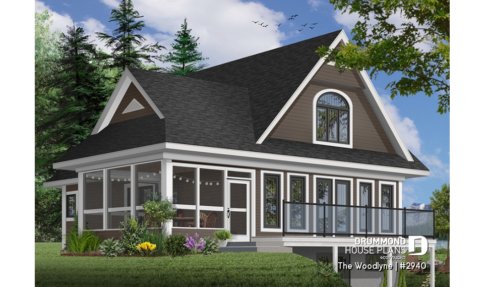 Color version 6 - Rear - The Woodlyne