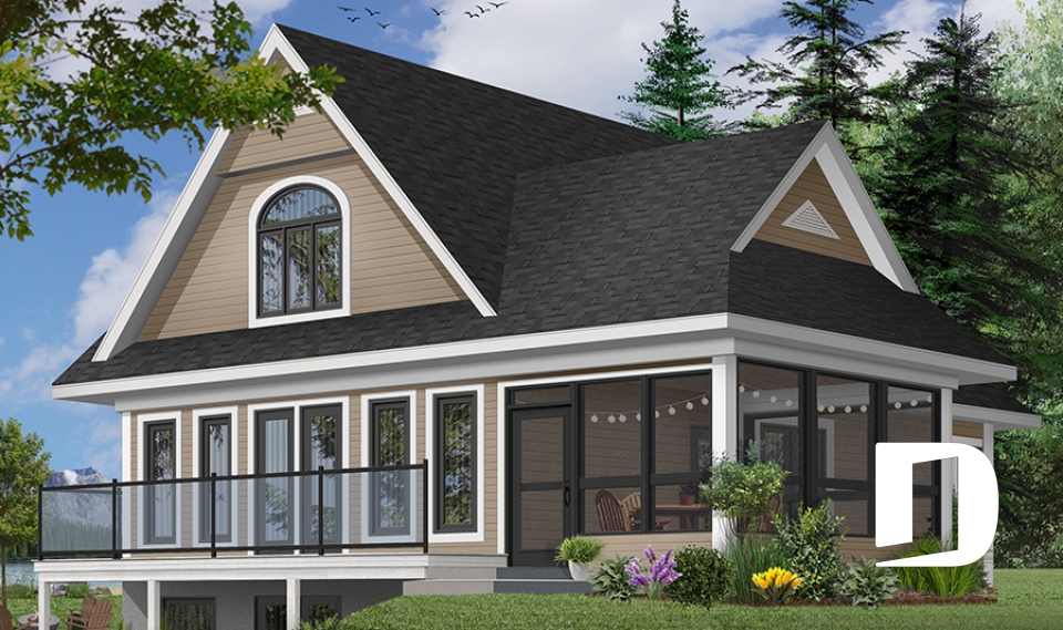 Color version 8 - Rear -  - The Woodlyne