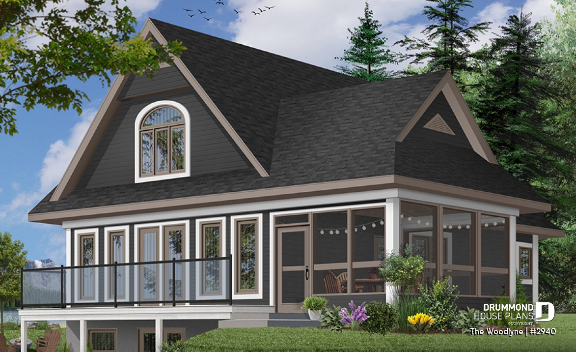 Color version 9 - Rear - The Woodlyne