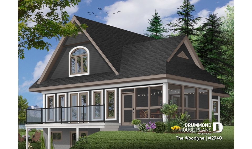 Color version 9 - Rear - The Woodlyne