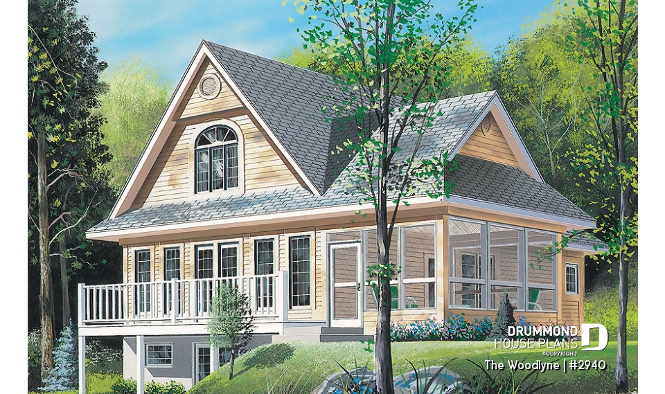 Rear view - BASE MODEL - The Woodlyne