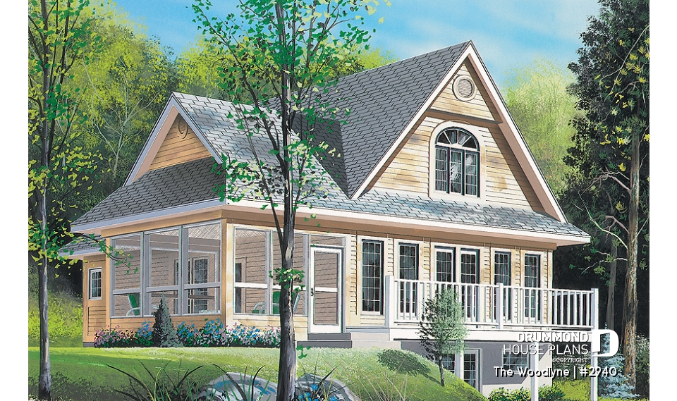 Rear view - BASE MODEL - The Woodlyne