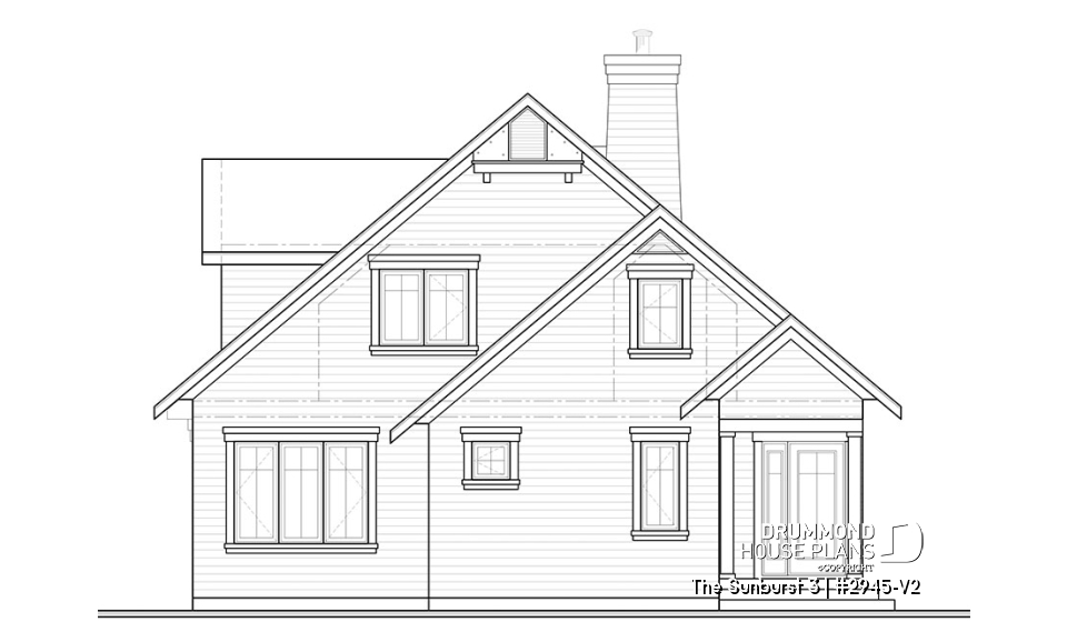 front elevation - The Sunburst 3