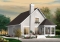 Rear view - BASE MODEL - Popular small country home plan with 4 bedrooms - 2 bathrooms chalet style with open floor plans, master suite - The Sunburst 3
