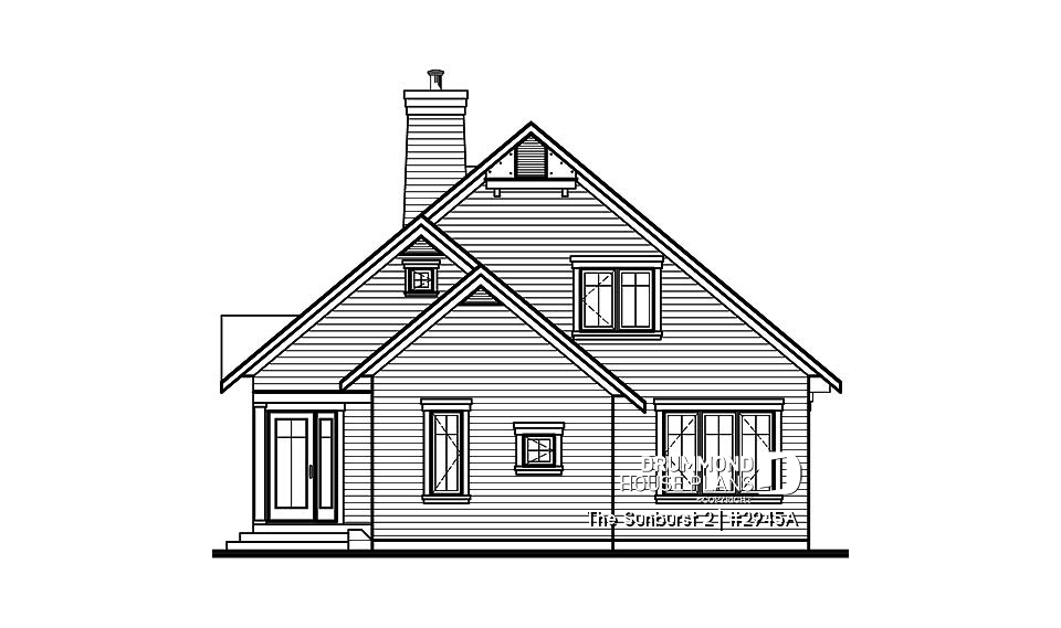 front elevation - The Sunburst 2