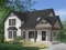 Color version 9 - Front - Country style 3 large bedroom home plan,  large front covered porch, kitchen island, mud room - Perlini