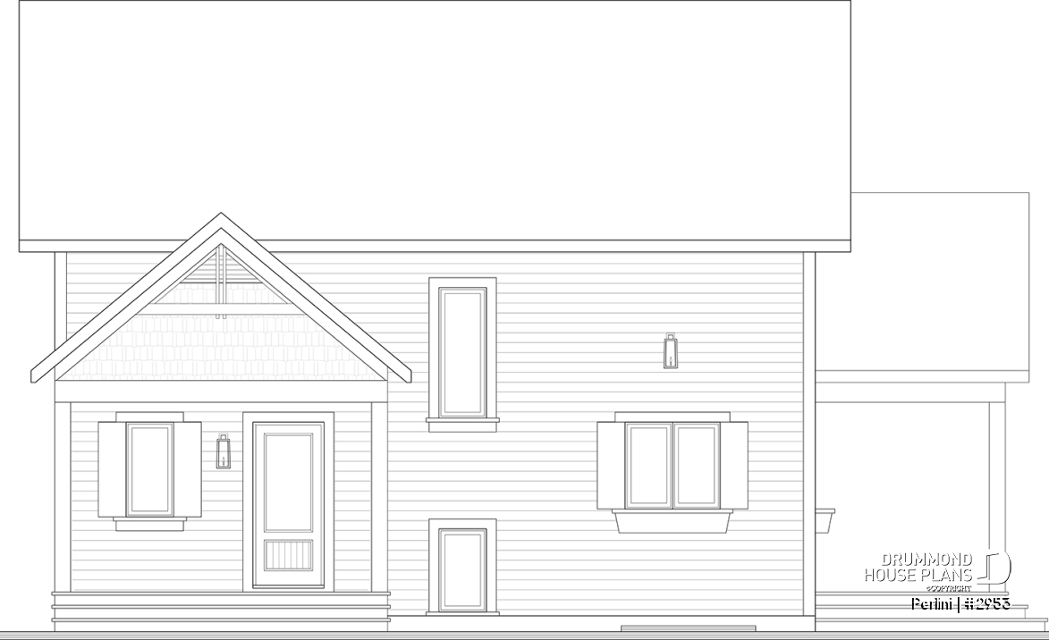 rear elevation - Perlini