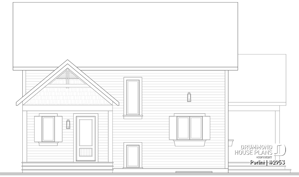 rear elevation - Perlini