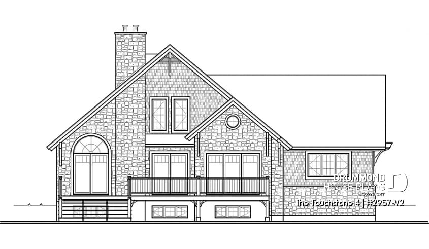 rear elevation - The Touchstone 4