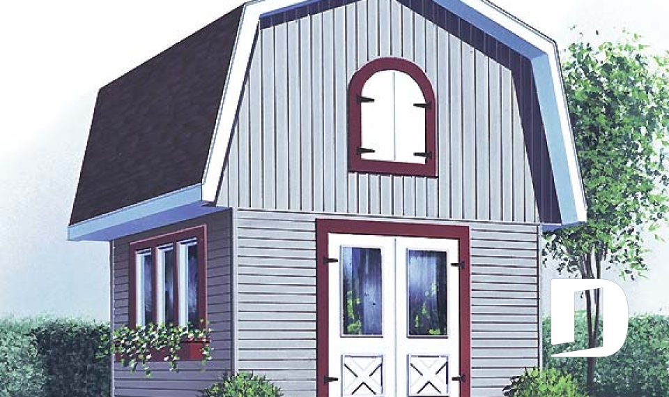 front - BASE MODEL -  - Garden shed