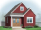 front - BASE MODEL - Garden shed plan with storage in attic - Capeline