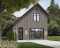 Color version 3 - Front - 1-car garage plan, Modern barn style, bonus room on second floor - Country Works