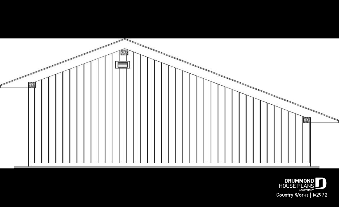 rear elevation - Country Works