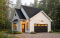front - BASE MODEL - 2-car garage plan with storage in attic - Albani