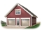 front - BASE MODEL - Double car garage with bonus space in attic. - Wisteria Way