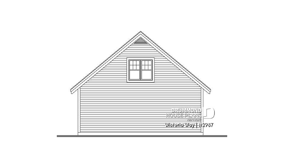 rear elevation - Wisteria Way
