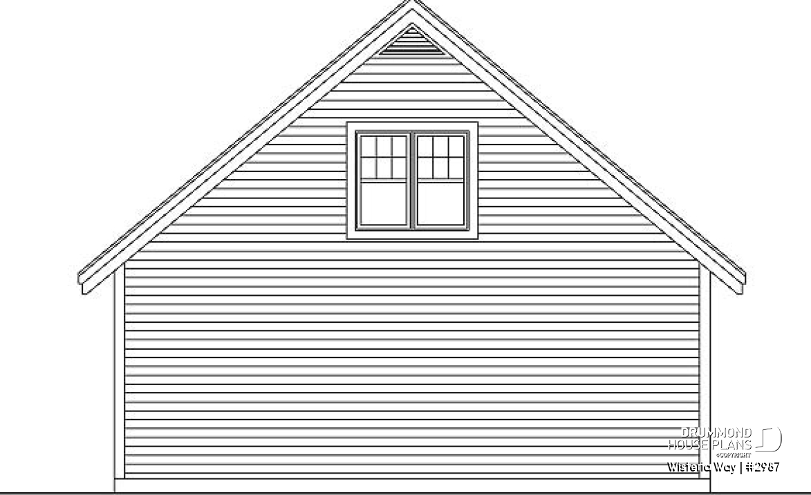 rear elevation - Wisteria Way