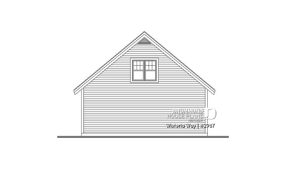 rear elevation - Wisteria Way