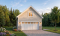 front - BASE MODEL - Trasitional style double car garage with bonus space on attic. - Morgan's Way