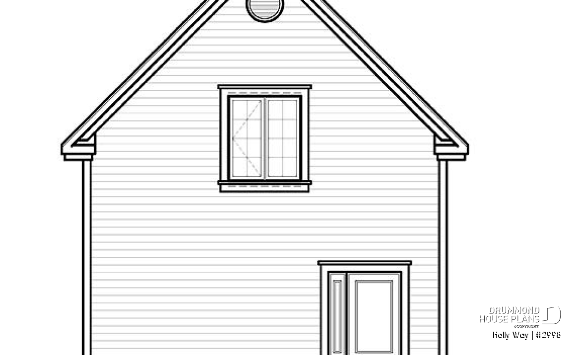 rear elevation - Holly Way