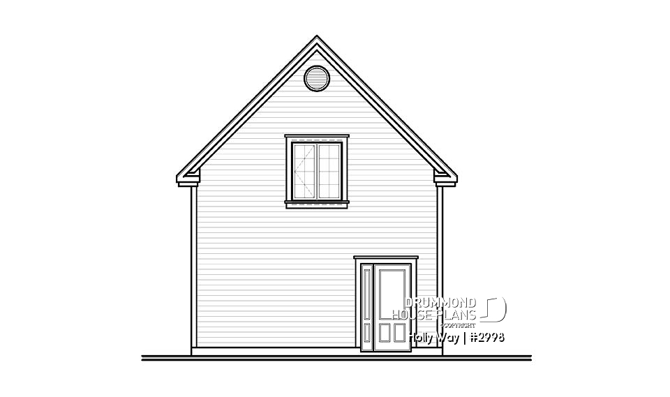 rear elevation - Holly Way