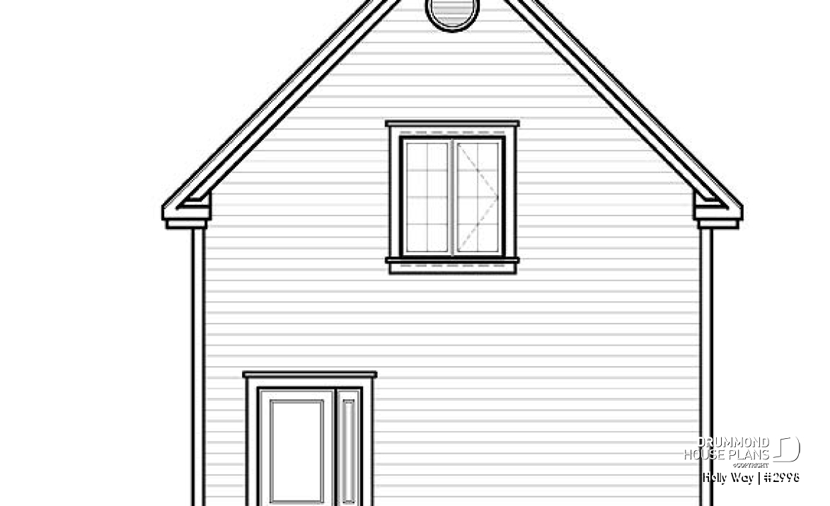 rear elevation - Holly Way