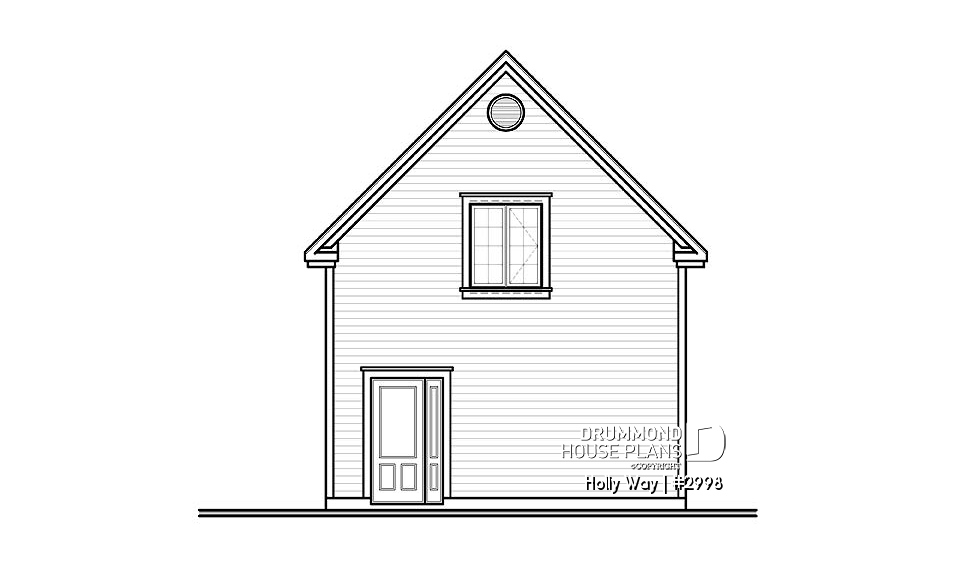 rear elevation - Holly Way