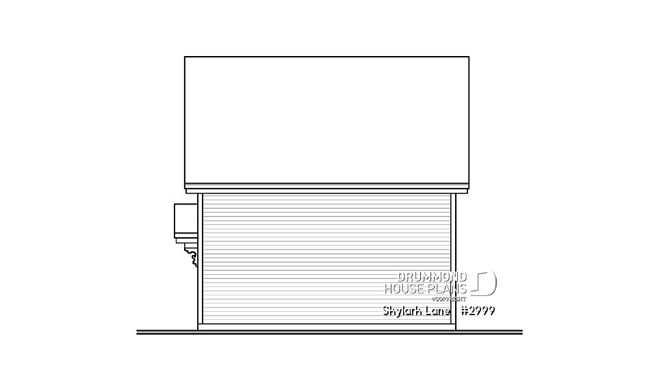 rear elevation - Skylark Lane