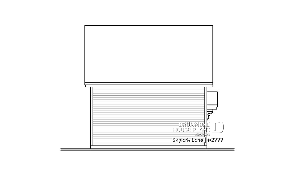 rear elevation - Skylark Lane