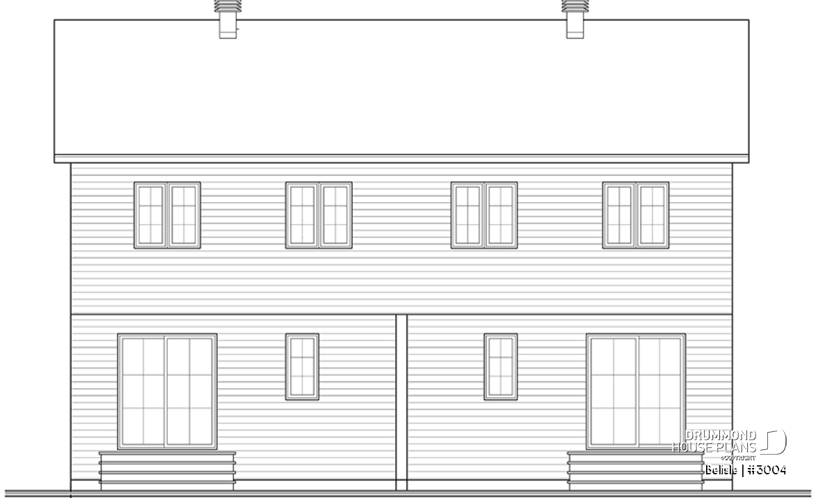 rear elevation - Belisle