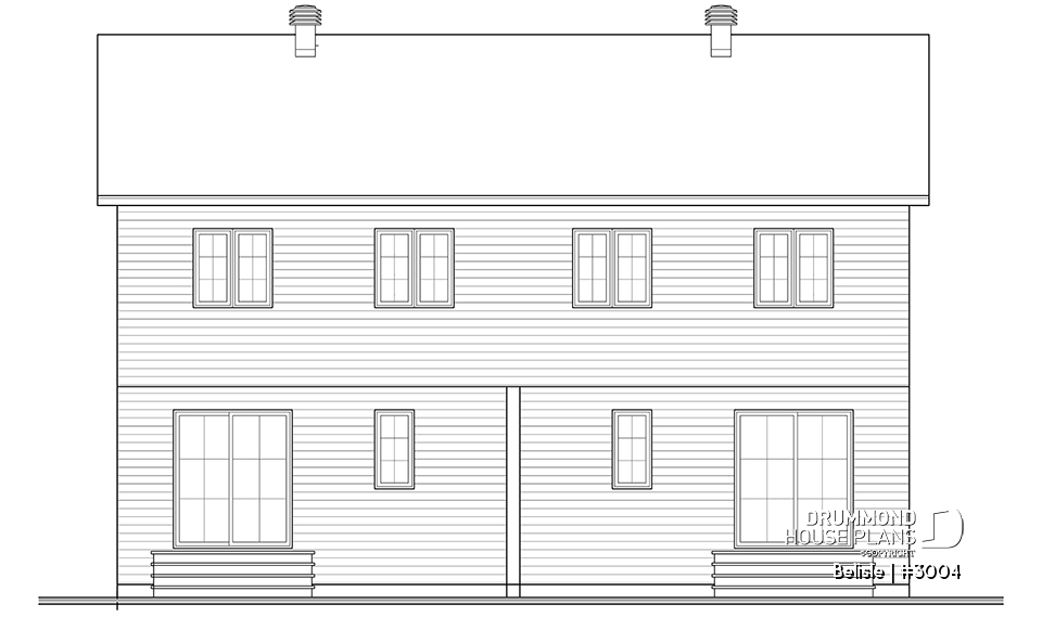 rear elevation - Belisle