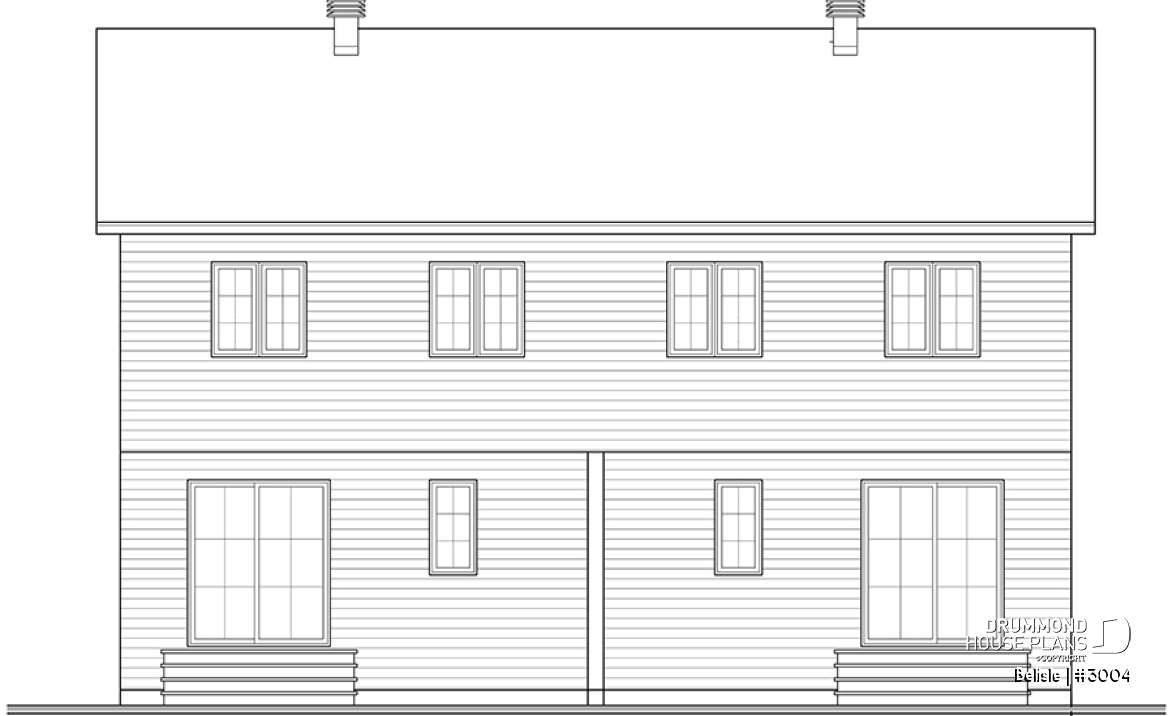 rear elevation - Belisle