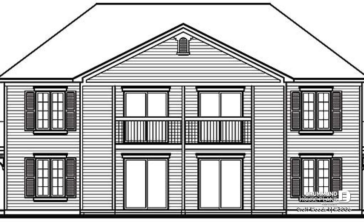 rear elevation - Croft Woods 1
