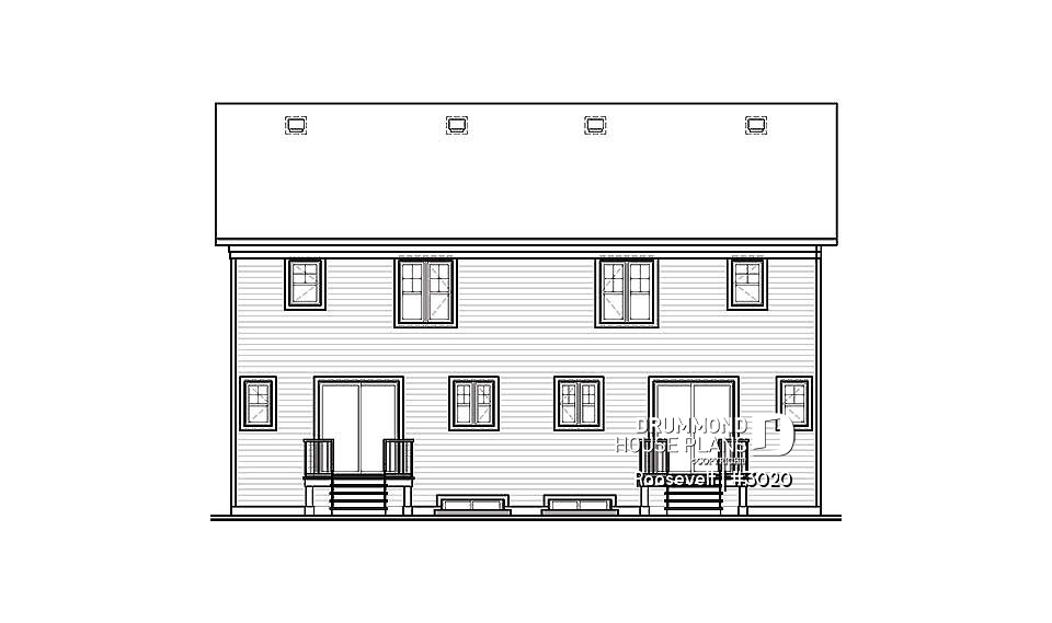 rear elevation - Roosevelt