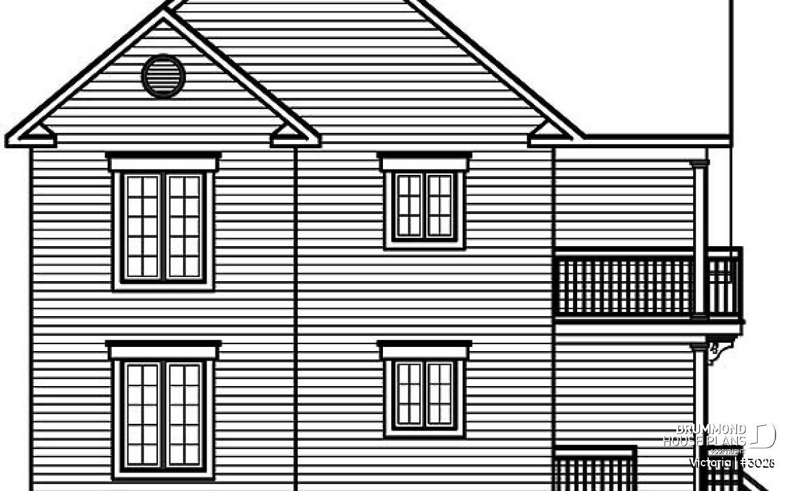 rear elevation - Victoria