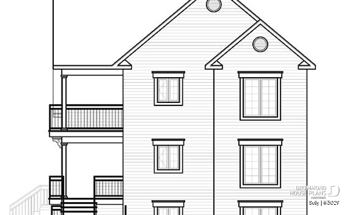 rear elevation - Sully