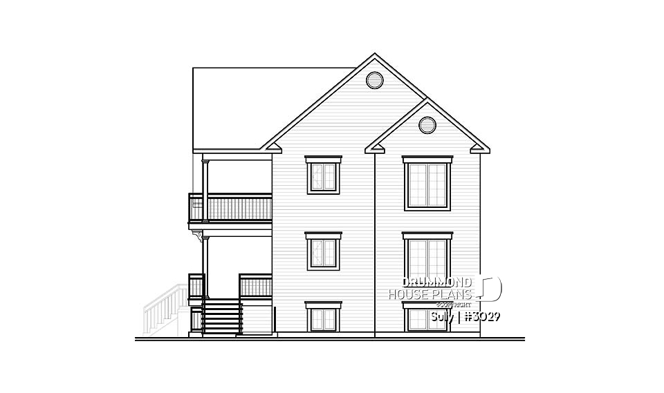 rear elevation - Sully