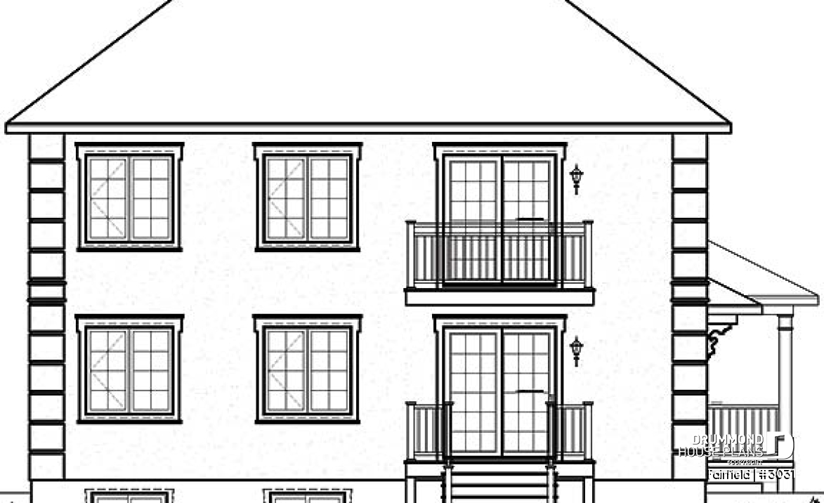 rear elevation - Fairfield