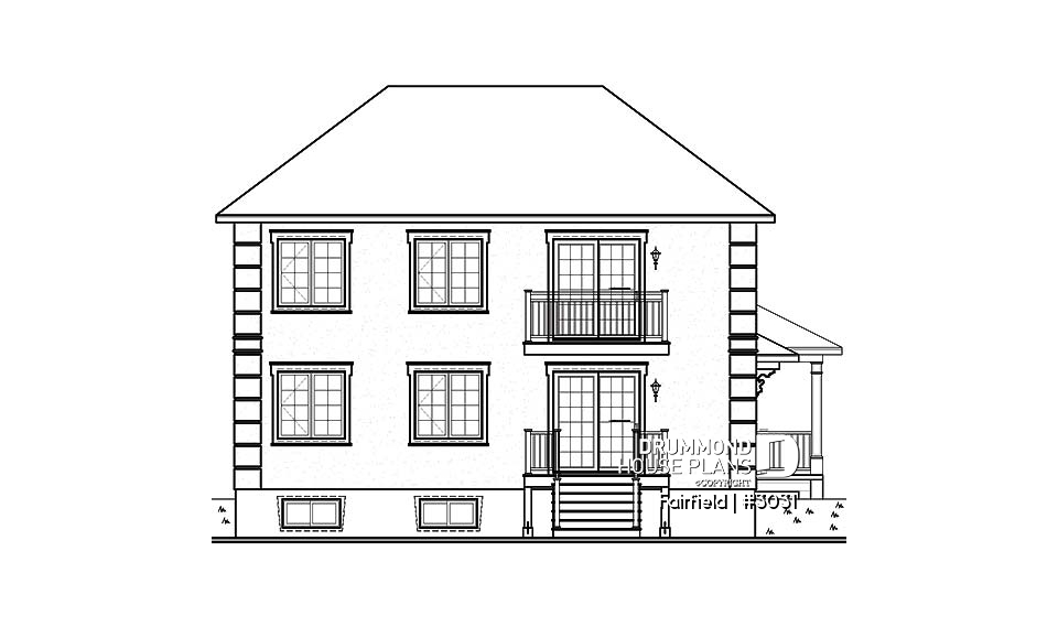 rear elevation - Fairfield