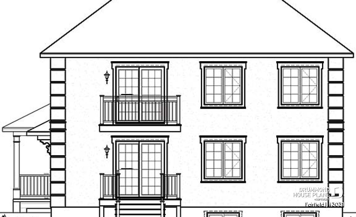 rear elevation - Fairfield