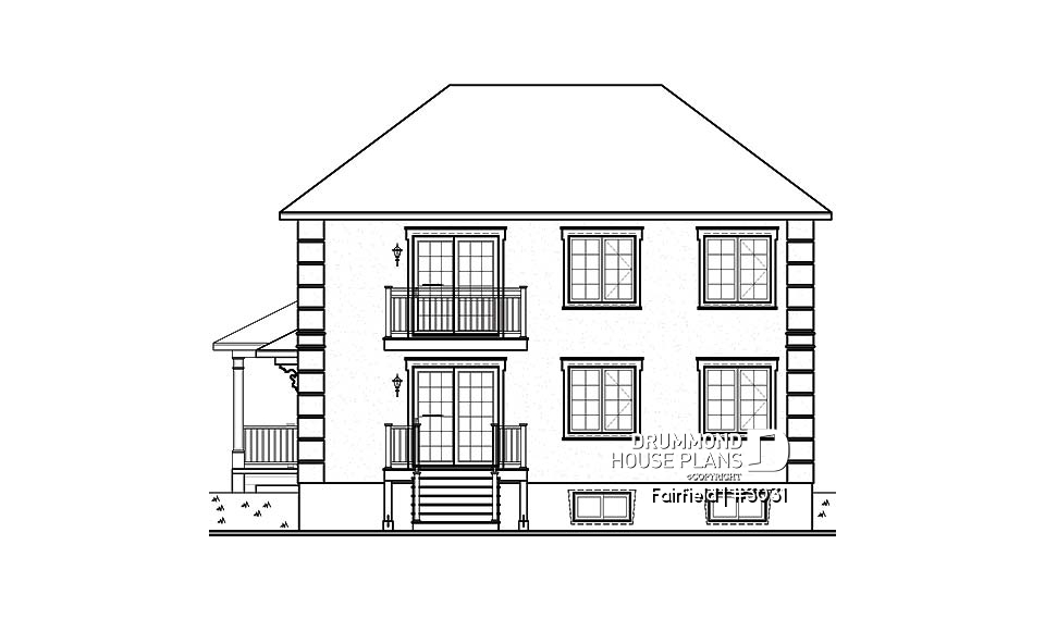 rear elevation - Fairfield