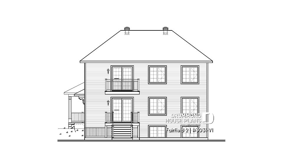 rear elevation - Fairfield 2